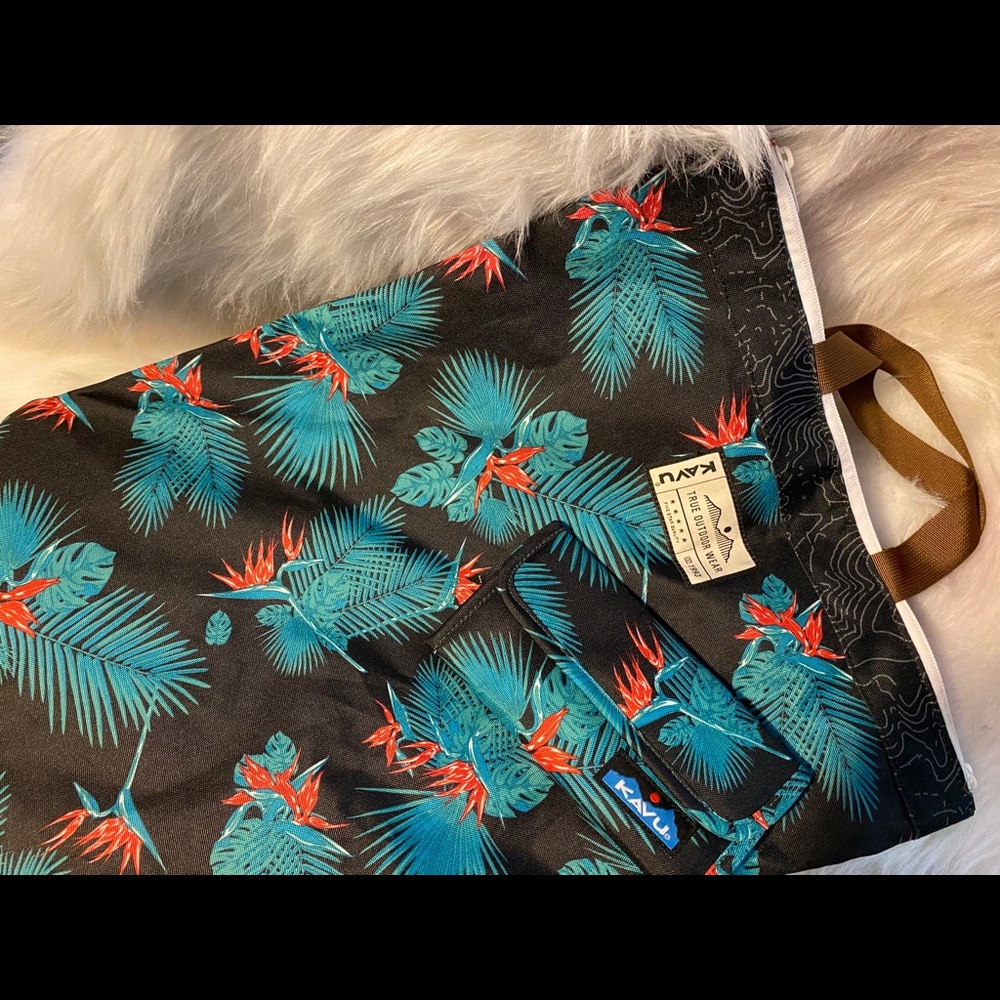 KAVU rucksack style backpack with wallet